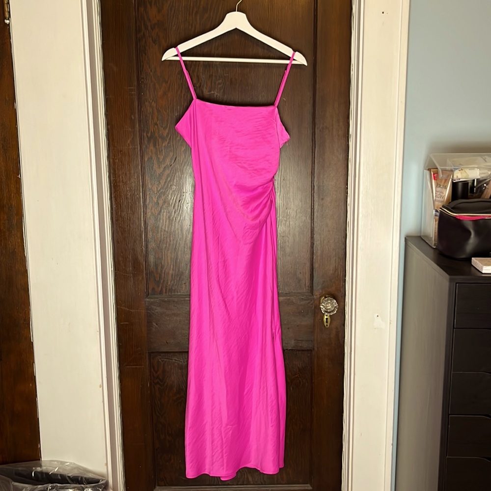 NWT House of Harlow 1960 Pink Slip Dress